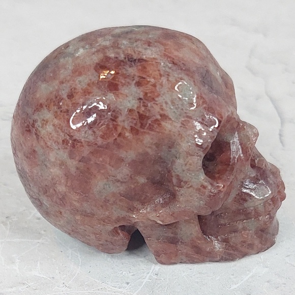 Garnet Crystal Skull | Vitality, Courage & Transformation - Picture 5 of 5